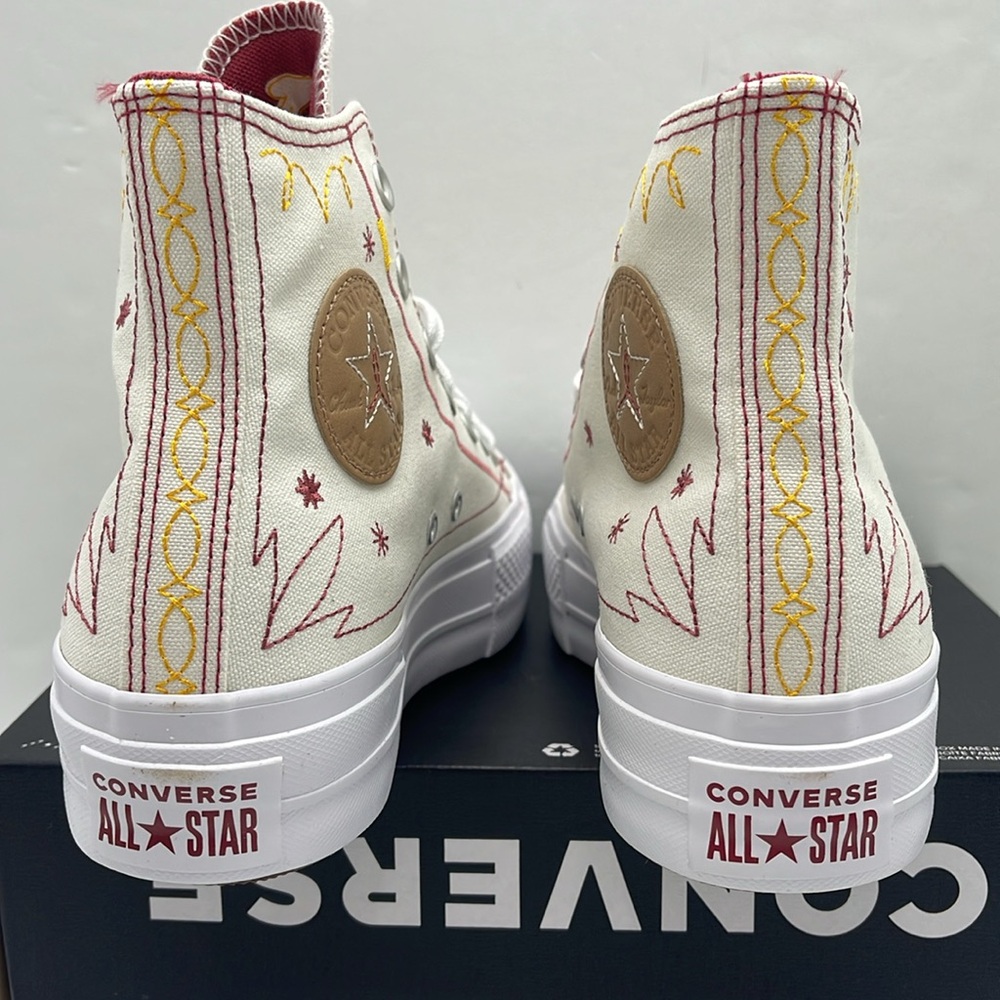 Converse Women's High-Top Platforms A13395C CTAS LIFT HI
EGRET/ASTRODUST/YELLOW - Picture 13 of 16